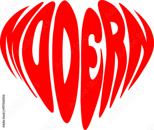 MODERN vector illustration Heart shape