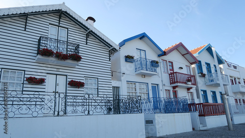 Praia da Costa Nova, Aveiro, Portugal.
one of the most emblematic places of a visit to Aveiro. Just a few km from the city is this beautiful beach with its typical stripe houses