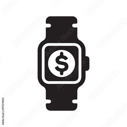 Smartwatch with Dollar Sign