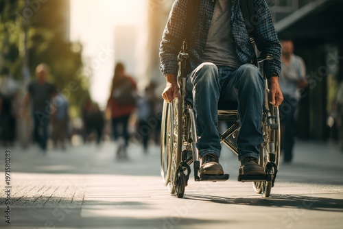 Inclusive urban mobility with wheelchair user