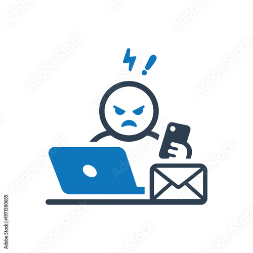 Online Complaint Frustration icon