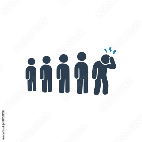 Queue Waiting Frustration icon