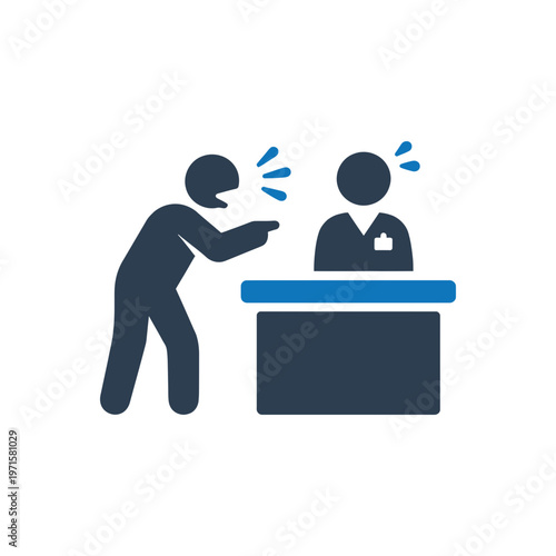 Customer Argument Conflict icon