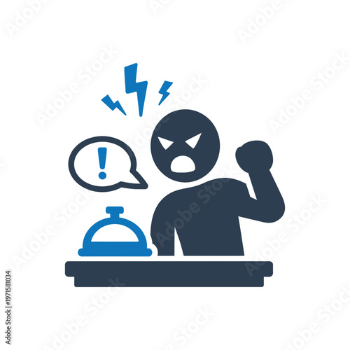 Service Desk Anger icon