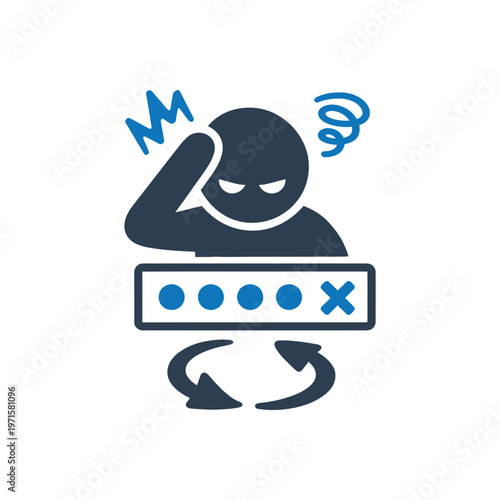 Password Reset Frustration icon