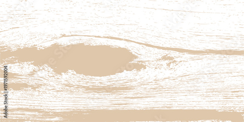 Natural wood grain texture background with organic timber knot, abstract brown and white rustic wooden surface pattern