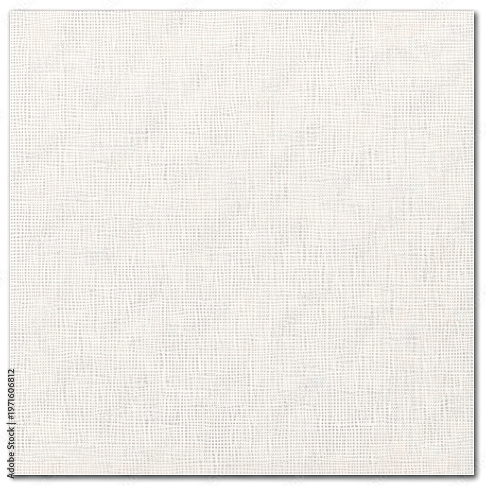 Fototapeta premium A close-up view of a textured white fabric with a subtle weave pattern