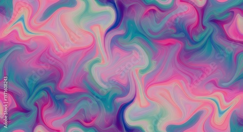 Vibrant swirling colors blend seamlessly into an intricate, fluid, and ethereal abstract background texture, evoking a deep subconscious state, liquid, subconscious, illustration