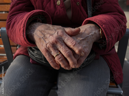 hands of old woman
