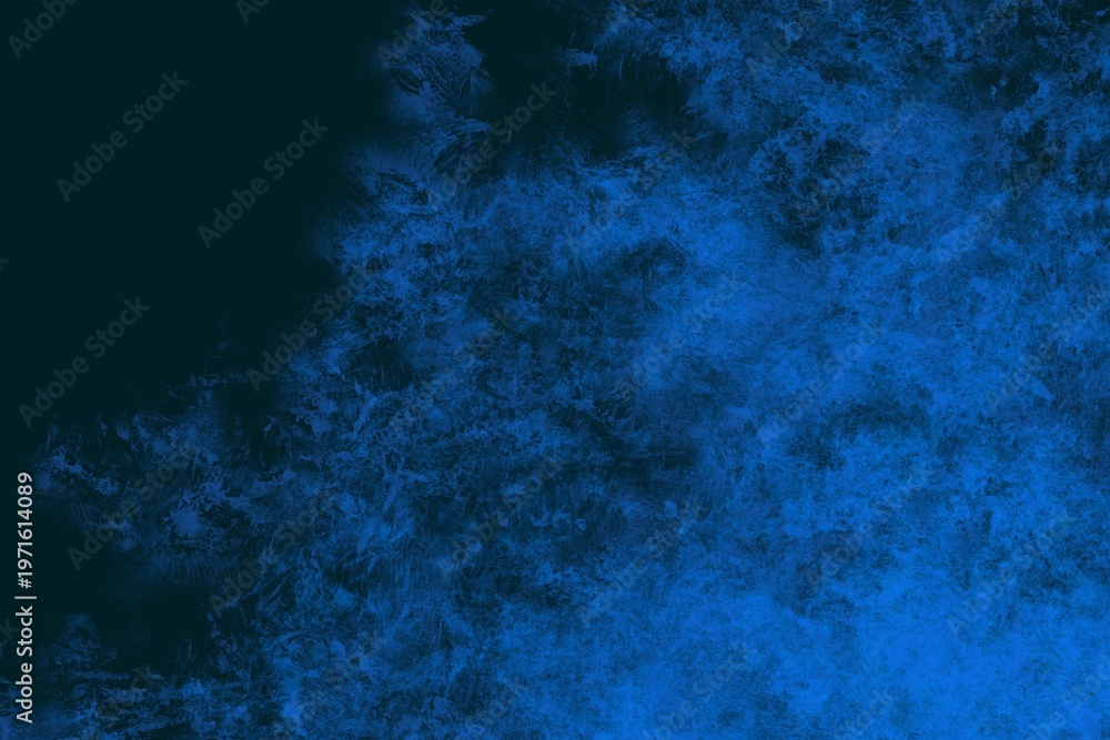 Obraz premium A dark blue abstract background with a vibrant glow