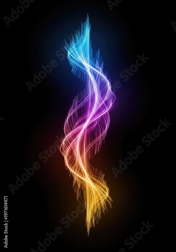 A deep abstract visualization of limitless mathematical flow and boundless potential. Hypnotic cosmic light stream illustrating unending motion and vast scale, light, complex, mathematical