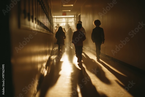 Moody depiction of bullying in school