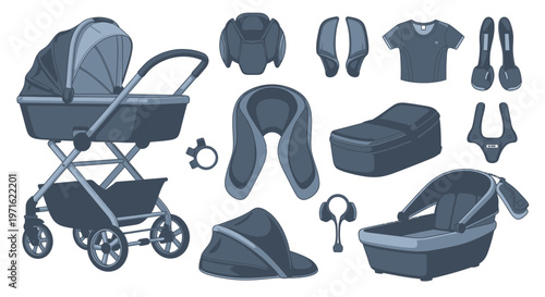 Baby Essentials Collection for Newborn Care and Comfortable Travel