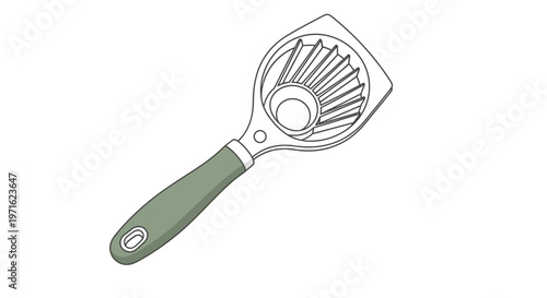 Avocado Tool for Slicing and Pitting Fruit