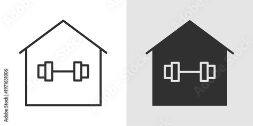 Body Transformation Icon representing physical change through fitness, nutrition, and healthy lifestyle habits, highlighting progress, improvement, and personal achievement.