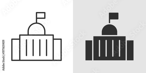 Medical Conference Icon representing professional gatherings, seminars, and events where healthcare experts share knowledge, research, and advancements in the medical field.