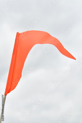 Foto Orange Caution Flag