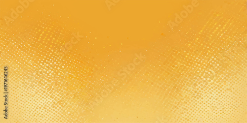 Abstract orange and golden background featuring a macro pattern of liquid bubbles and water drops on a yellow glass texture for a luxury champagne or beer drink design