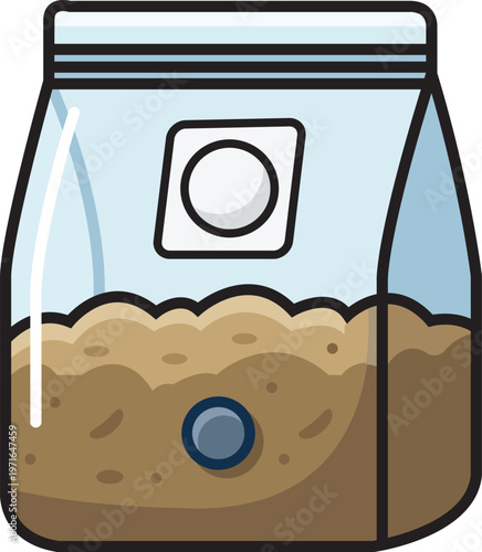 TITLE
Sealed Grow Bag For Mushroom Cultivation With Substrate And Filter Patch For Indoor Growing