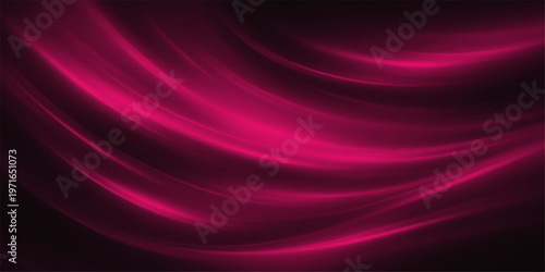 An abstract pink and purple background design featuring soft flowing waves of silk texture and smooth satin motion for an elegant light wallpaper illustration
