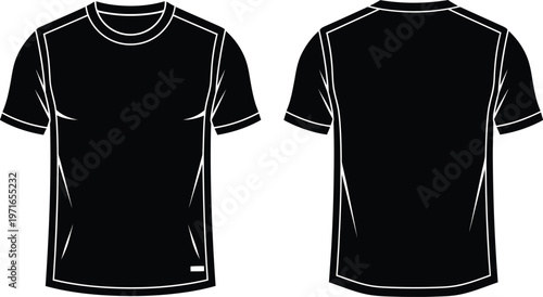 Black soccer jersey template design for global soccer championship teams players