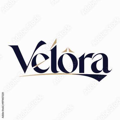Velora Elegant Gold Shadow Branding – Emphasizes the subtle gold shadow and premium feel.