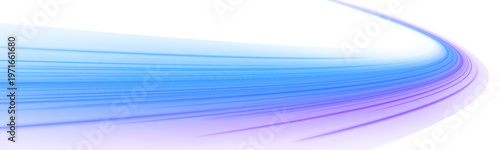 Bright flowing neon lines create a smooth motion effect across a dark digital environment. Soft gradients enhance depth and clarity. A modern abstract vector illustration.