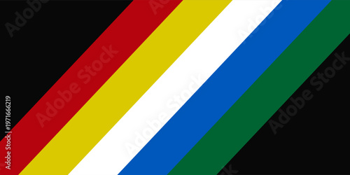 July Is Disability Pride Month. Disability flag and light. Suitable for posters, banners, social media and more. Black background.