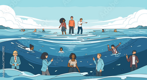 A confident and thoughtful professional examines data, suggesting analysis, strategy, or presentation. Ideal for marketing materials and website conte