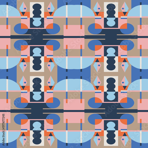 seamless pattern with a snake