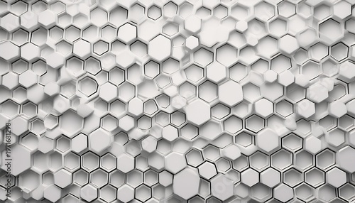 seamless pattern of small evenly spaced hexagons forming a continuous honeycomb like grid against a white background perfect for a modern or technological aesthetic