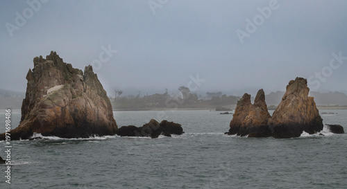 Magnifique paysage de la côte bretonne - Plougrescant Bretagne France