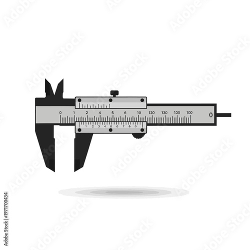 Vernier Caliper Measuring Instrument Precision Tool.