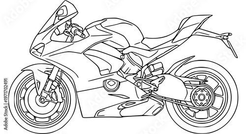 motorcycle vector illustration