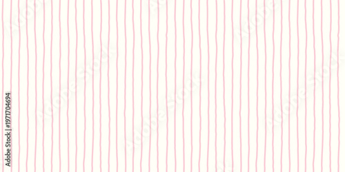  Delicate Pink Hand Drawn Stripes Seamless Pattern for Baby Girl Nursery, Skincare Packaging and Wedding Stationery, Minimalist Organic Line Vector