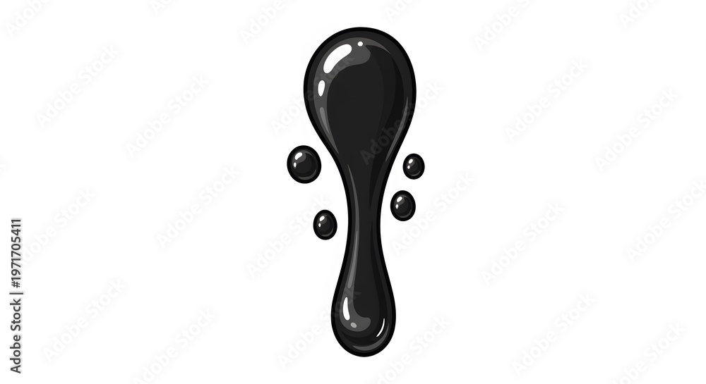 Fototapeta premium Dark Abstract Splash Drip