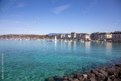 panoramic view of Geneva, Switzerland