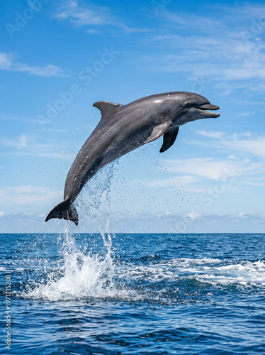 dolphin jumping out of water