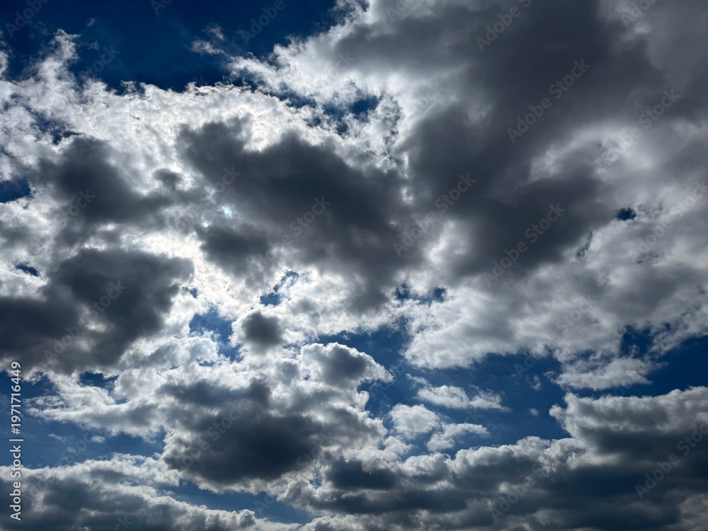 Obraz premium blue sky with clouds