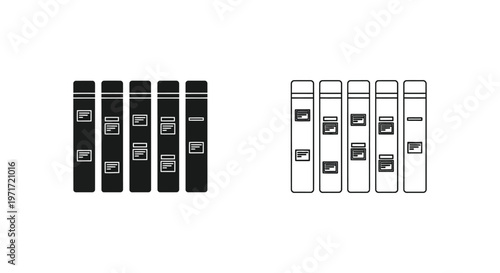 Elegant Modern Bookends for Home Office Library Decor Vector