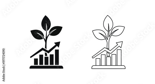 Growth Strategies: Business Expansion & Investment Success Vector