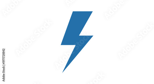 Free Download Blue Lightning Bolt Icon Symbol. - GFXLoad
