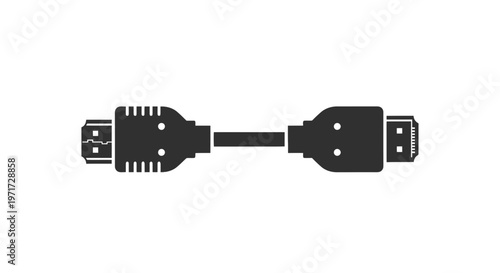 USB Cable with Connectors on Both Ends.