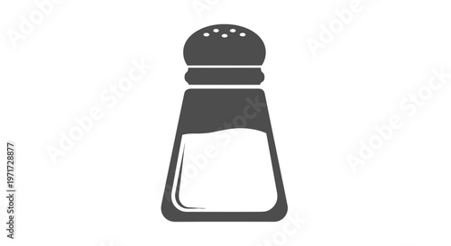 Salt Shaker Icon Simple Design Element.
