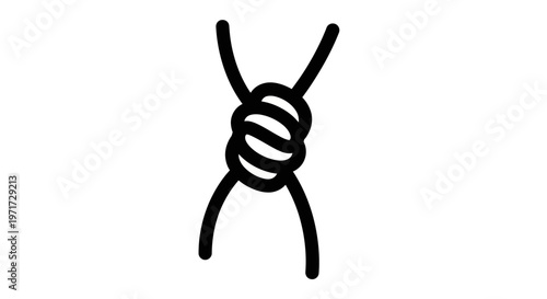 Black and white barbed wire isolated on a plain background, emphasizing security and restriction.