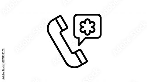 help line animation icon