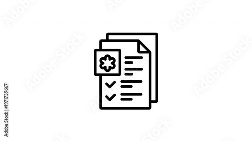 health check animation icon