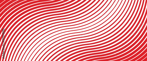 Red stripes on white background. Striped diagonal pattern Vector illustration of Seamless background Christmas or winter theme Background  lines modern