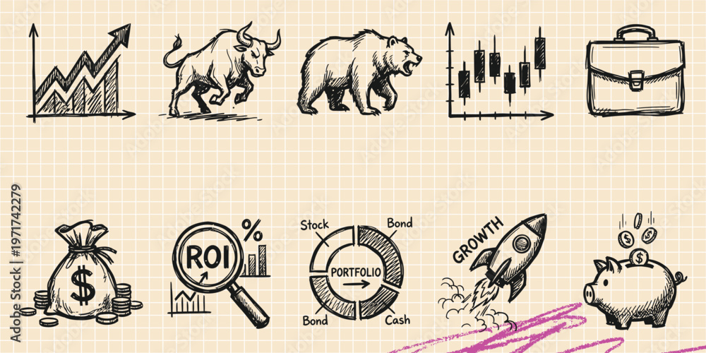Fototapeta premium Corporate performance and business uptrend diagram illustrating future plan sales growth stock market trade and commercial success