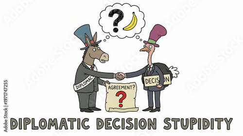 Politicians shake hands over puzzling agreement document